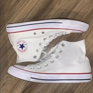 High top white chucks (unisex)